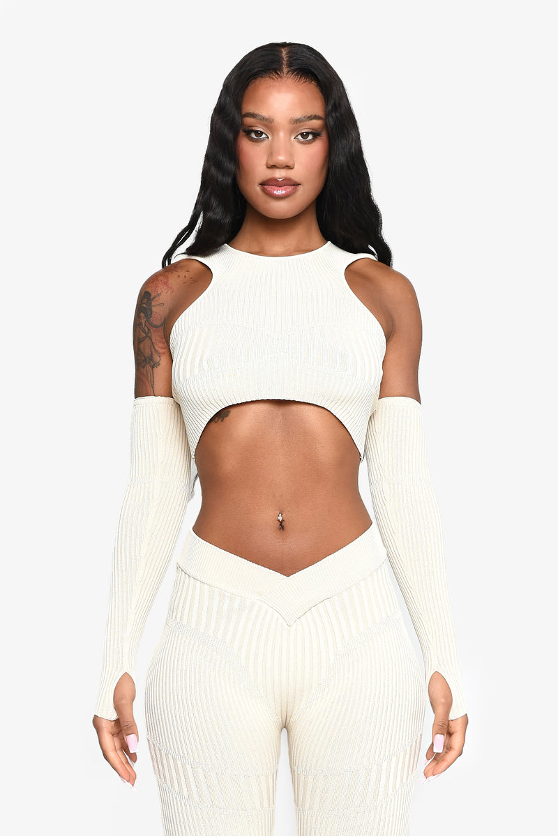 Stone Knit Co-ord Top