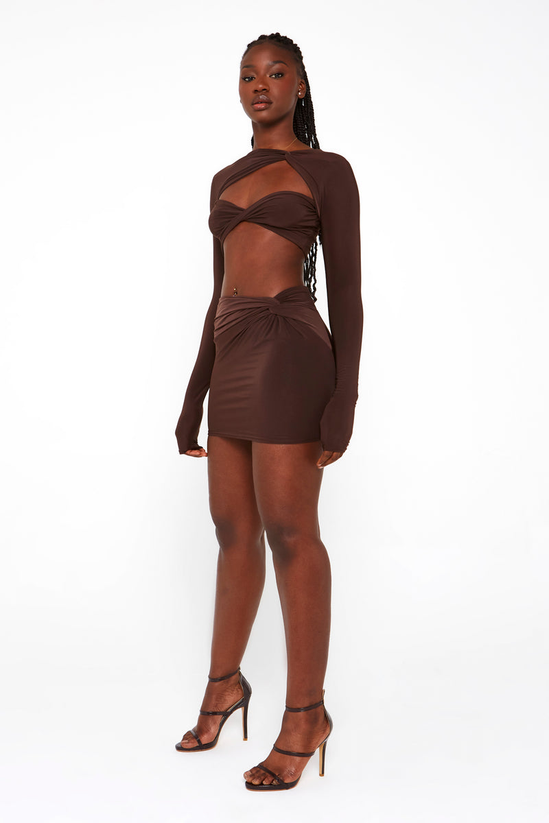Chocolate Twist Skirt