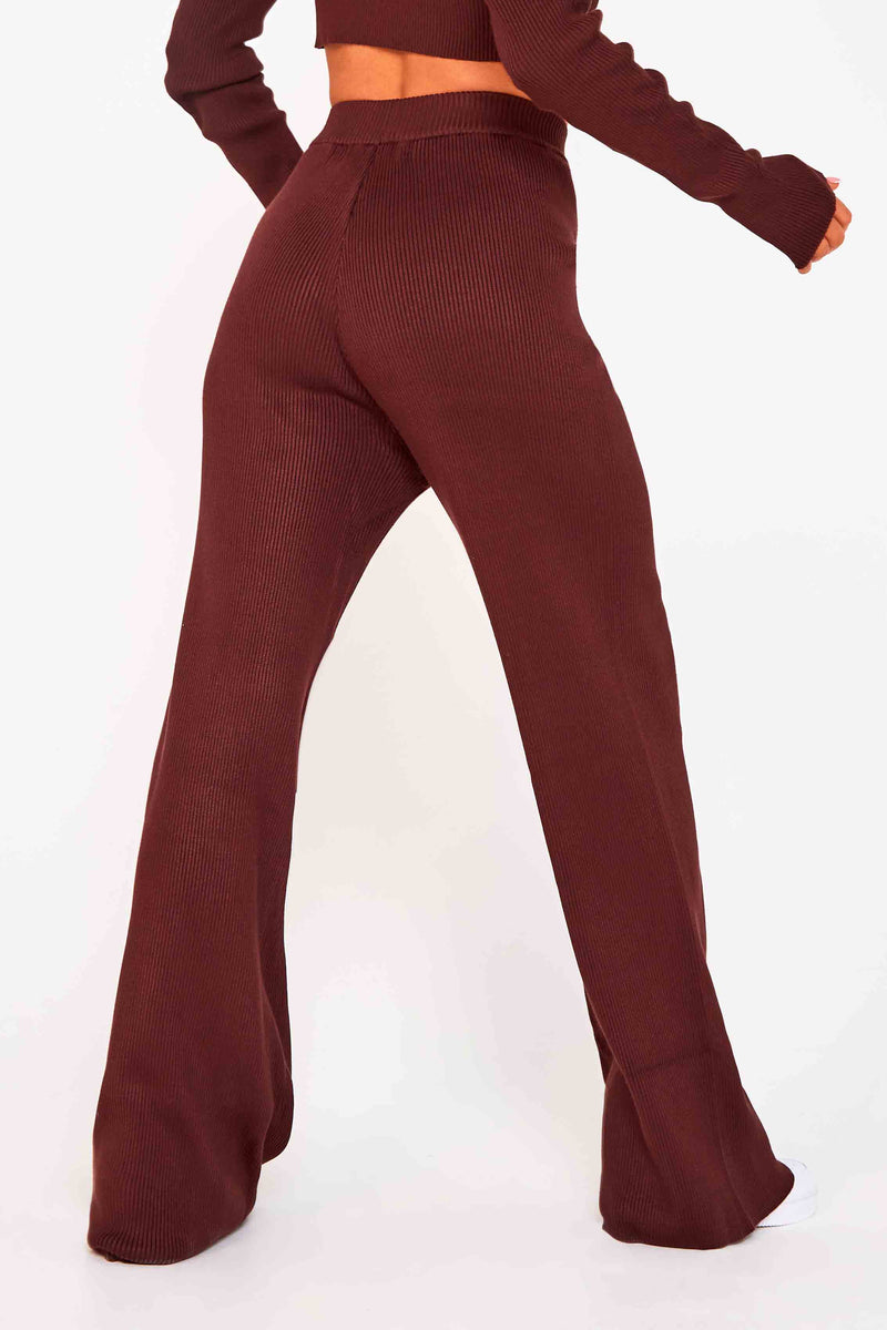 Brown Knitted Trousers